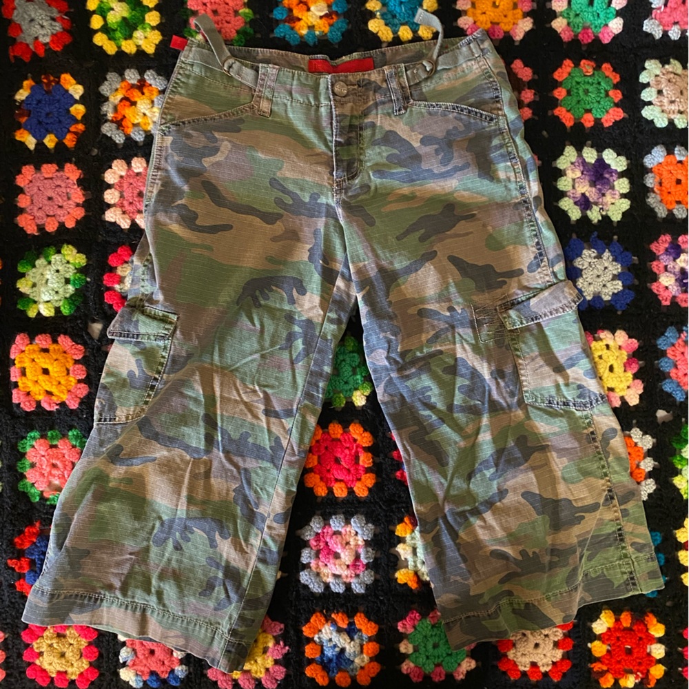 Vintage 90s Cargo Capris Baggy